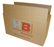 Brown Box with Printing